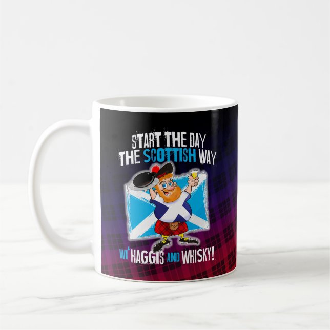 Taza De Café Comenzar el día a la manera SCOTTISH - (Izquierda)