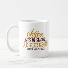 Taza De Café Comenzó el café de citas cristianas