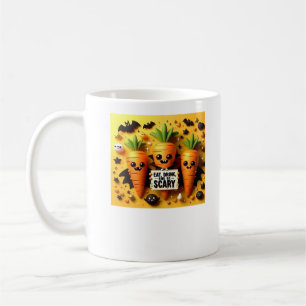 Taza De Café Comer Bebida Y Tener Miedo Retro Clásico