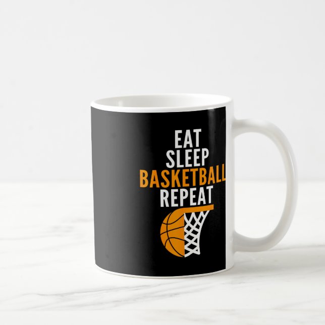 Taza De Café comer el sueño baloncesto de repetición jugadores  (Derecha)