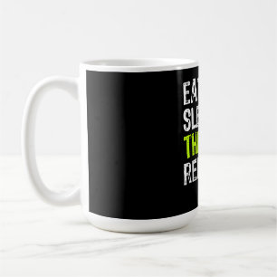 Taza De Café Comer el sueño después de la repetición de la actr