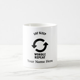 Taza De Café Comer la repetición del gusano de sueño