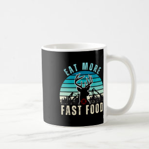 Taza De Café Comer más rápido comida Retro Vintage Camper Deer 