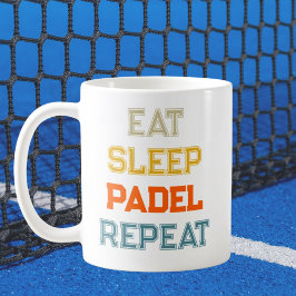 Taza De Café comer padel de sueño repetición padel reproductor 