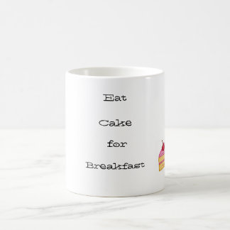 Taza De Café Comer PASTEL para desayunar