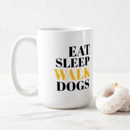 Taza De Café Comer perros de la caminata del sueño