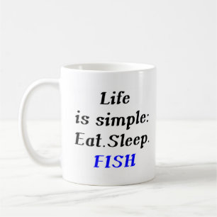 Taza De Café comer pescado