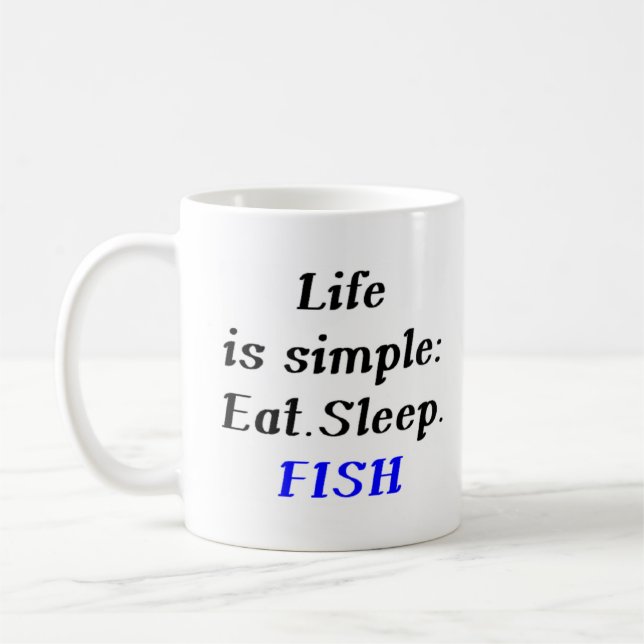 Taza De Café comer pescado (Izquierda)