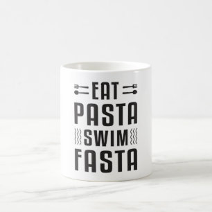 Taza De Café Comer Psta Natación Fasta Natación Piscina