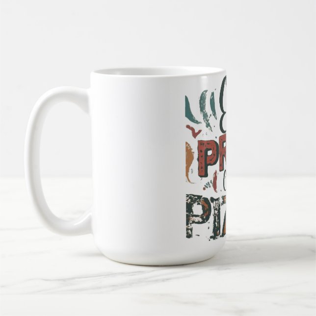 Taza De Café Comer, rezar, amar a la pizza (Izquierda)