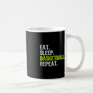 Taza De Café Comer Sleep Basketball Repetir jugador Diversión G
