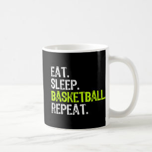 Taza De Café Comer Sleep Basketball Repetir jugador Diversión G
