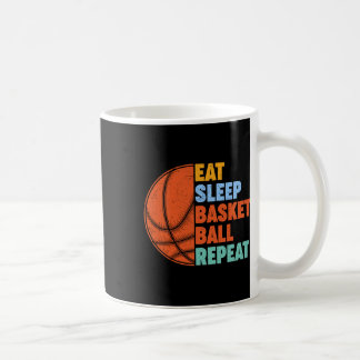 Taza De Café Comer Sleep Bysketbyll Repetir Para Hombres Adoles