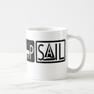 Taza De Café Comer Sleep Sail Mugs