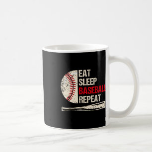 Taza De Café Comer Sleep Sell Repetir Funny Vender Player 1