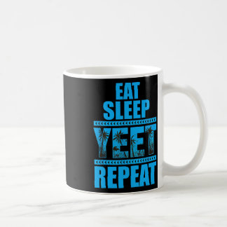 Taza De Café Comer Sleep Yeet Repeat Vintage