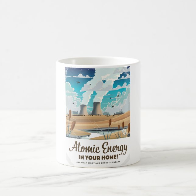 Taza De Café Comercial de energía atómica (Centro)