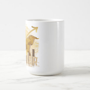 Taza De Café Comerciante dorado