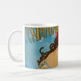 Taza De Café Comerciantes de transporte por Alphonse Mucha (190