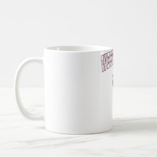 Taza De Café Cometas de la escuela secundaria West Carter (Izquierda)
