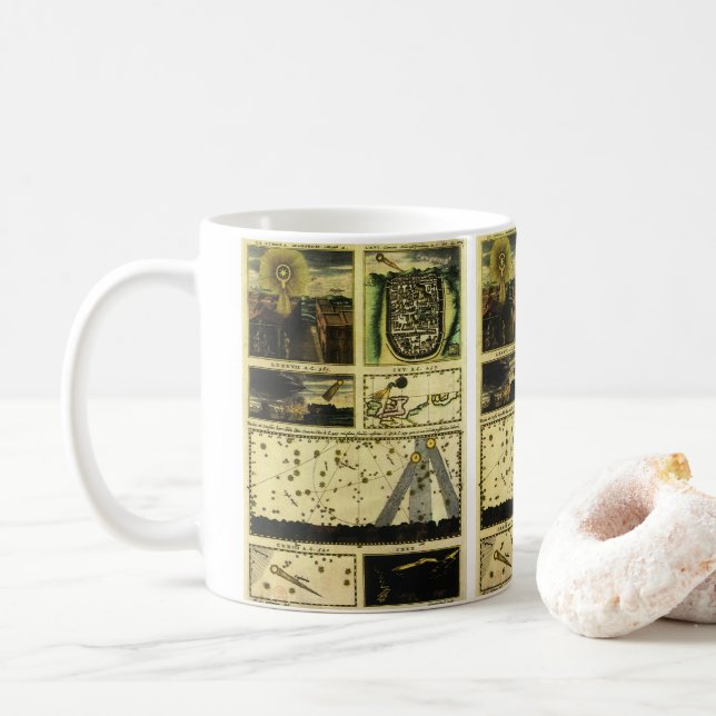 Taza De Café Cometas teatros de Stanislaw Lubieniecki (Con donut)
