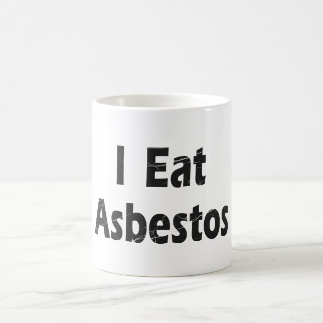 Taza De Café Comí Amianto (Centro)
