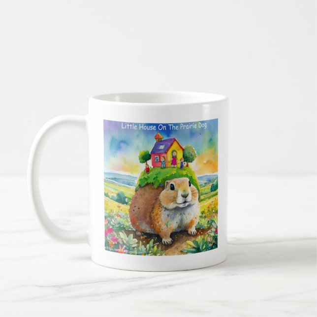 Taza De Café Comic de Rick London Prairie Dog Life (Izquierda)