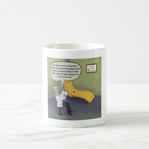 Taza De Café Cómic divertido de araña con aracnofobia