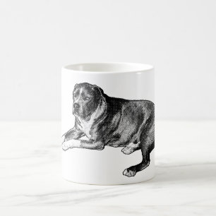 Taza De Café Comic Halftone Pup - Cosy Mug