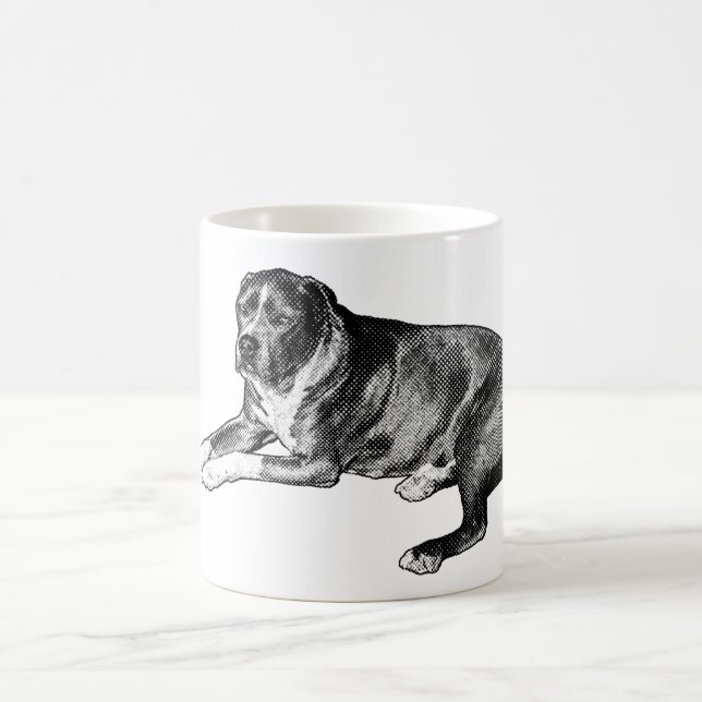 Taza De Café Comic Halftone Pup - Cosy Mug (Centro)