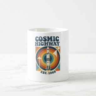 Taza De Café Comic Highway – Divertido Arte Pop para Fans de Có