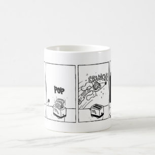 Taza De Café Comic Mug de "tiburón tostado" de Midge