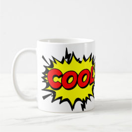 Taza De Café Comic Pop Art Amarillo Rojo Novedad GUAY Funny