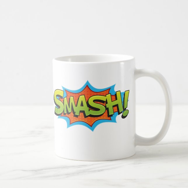 Taza De Café ¡Comic Smash! (Derecha)