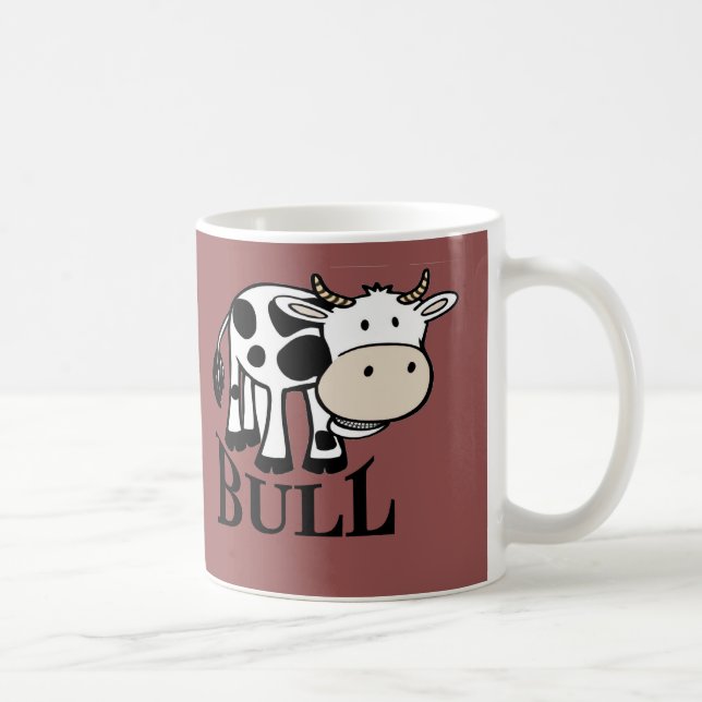 Taza De Café Comical Bull (Derecha)