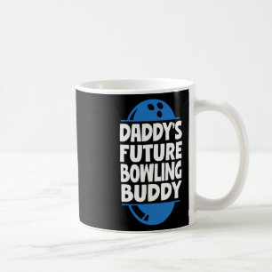 Taza De Café Cómico boliche del futuro de bebé papá
