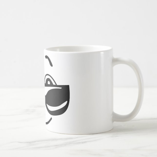 Taza De Café comics cool emoticones (Derecha)