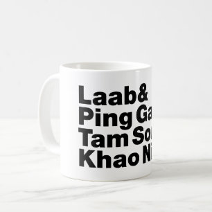 Taza De Café Comida callejera de Laotian