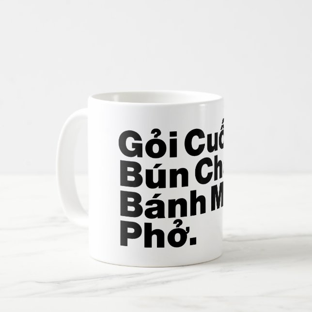 Taza De Café Comida callejera vietnamita (Anverso izquierdo)