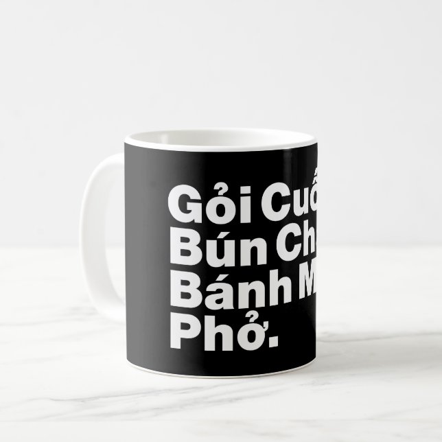 Taza De Café Comida callejera vietnamita (Anverso izquierdo)