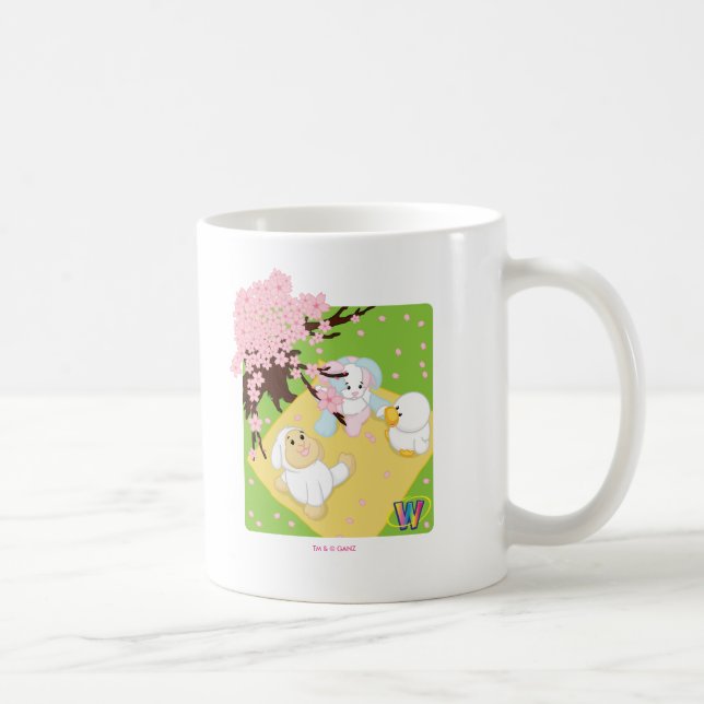 Taza De Café Comida campestre de la celebración de la primavera (Derecha)