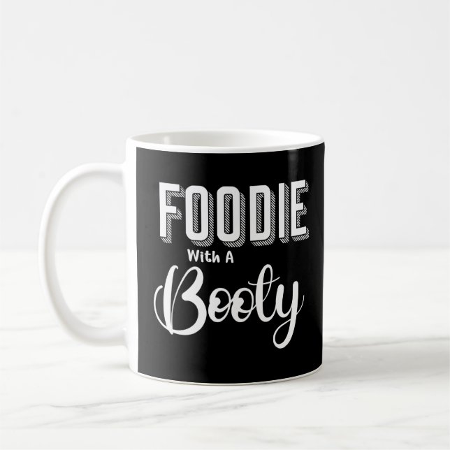 Taza De Café Comida Con Un Amante De La Comida Booty (Izquierda)