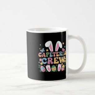Taza De Café Comida de conejito dulce Lady Cafeteria Crew Feliz