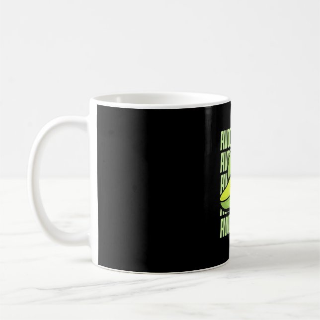 Taza De Café Comida de fruta de aguacate (Izquierda)
