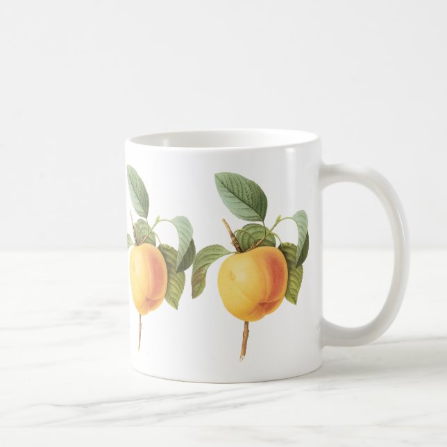 Taza De Café Comida de fruta de época, Calville Apple de Redout (Derecha)