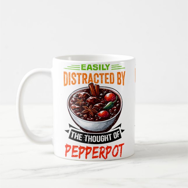 Taza De Café Comida de Guyana con pimienta guyanesa (Izquierda)