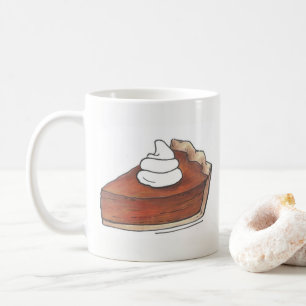 Taza De Café Comida de la cena de Acción de Gracias de Pie de C