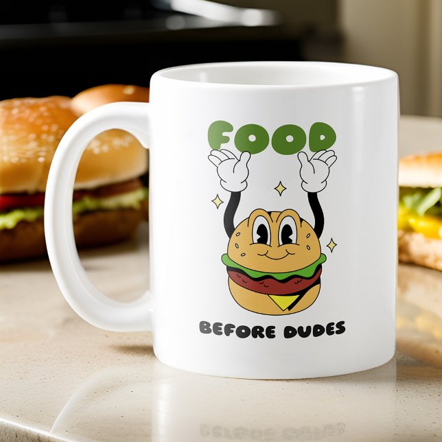 Taza De Café Comida divertida antes de los dudes (Subido por el creador)