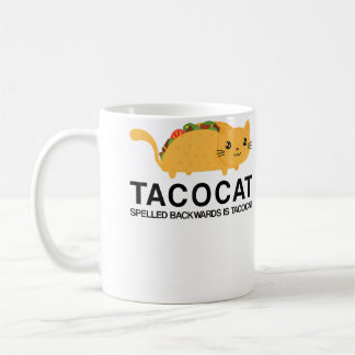Taza De Café Comida Divertida Tacocat Gato Taco