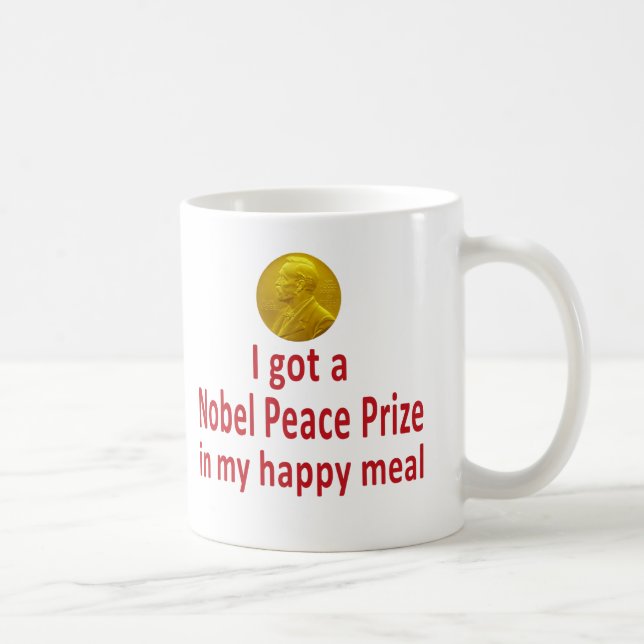 Taza De Café Comida feliz Nobel (Derecha)